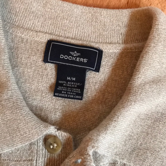 Long Sleeve Dockers !!! SIZE MEDIUM - Picture 5 of 7